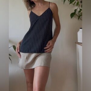 Babaton Pinstripe Cami – Size Small
